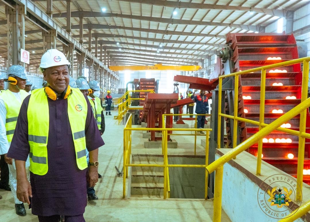 President Mahama commissions B5 Plus Steel Manufacturing Plant, hails boost to Ghana’s industrial transformation
