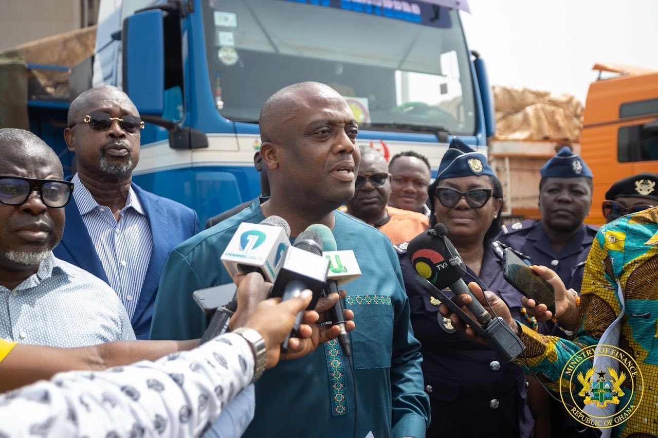 Deputy Finance Minister praises GRA after intercepting 12 transit trucks; over GH¢85m revenue at risk