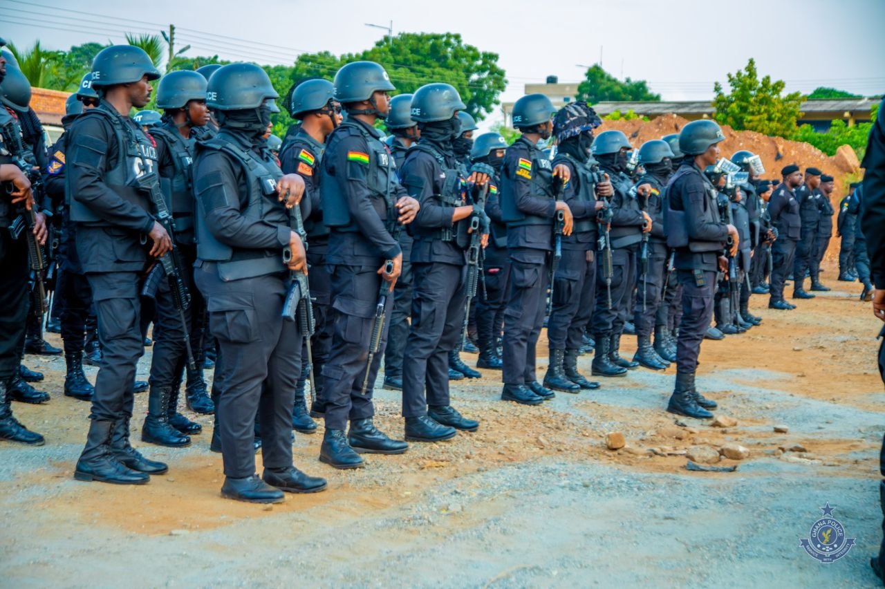 Police conduct show of force exercise ahead of Ayawaso East by-election