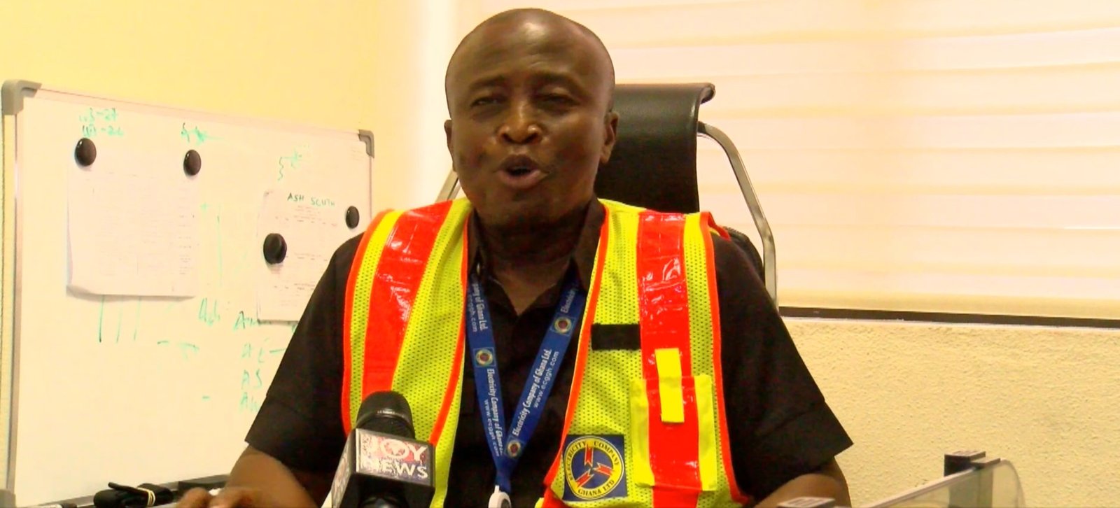ECG reinforces 'Operation Keep Light On' in Ashanti Region Ing Daniel Mensah-Asare www.myjoyonline.com