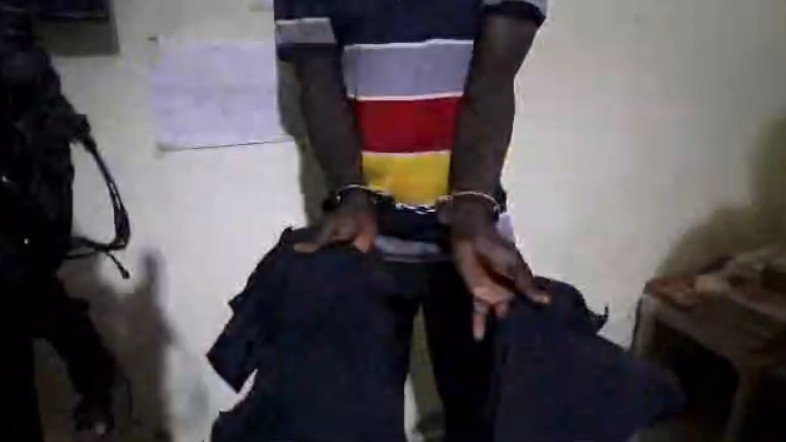 IGP Special Operations Team arrests suspect in possession of illegal arms and police gear IGP Special Operations Team arrests suspect in possession of illegal arms and police gear