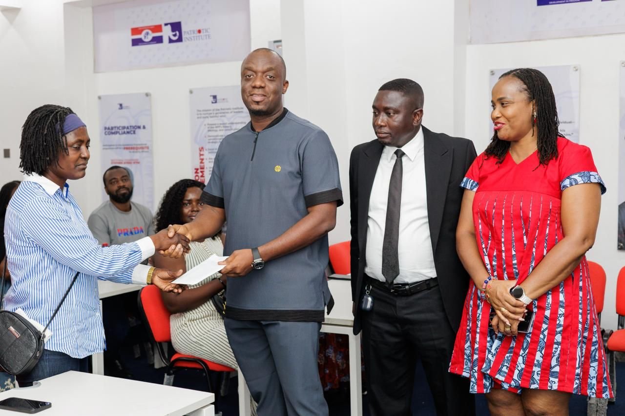 USA branch of NPP donates to Patriotic Institute to Support training programmes