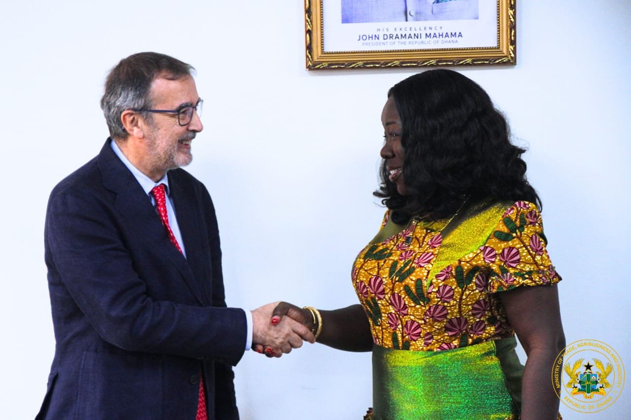 Ghana, Spain deepen agribusiness ties as GB Foods calls on Trade Minister, unveils 6k-acre tomato project