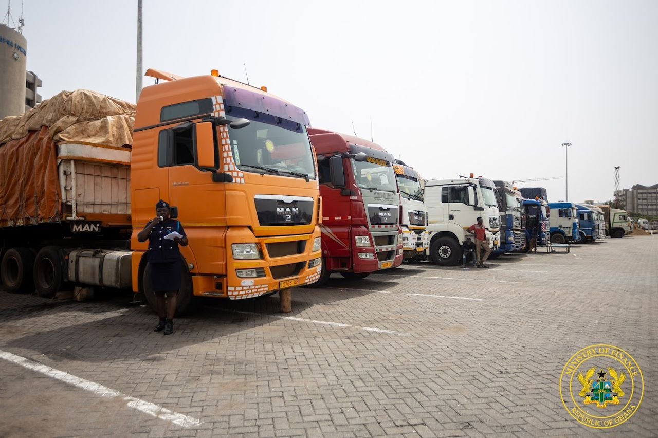 Customs intercepts 12 articulated trucks; over GH¢85m in taxes at stake