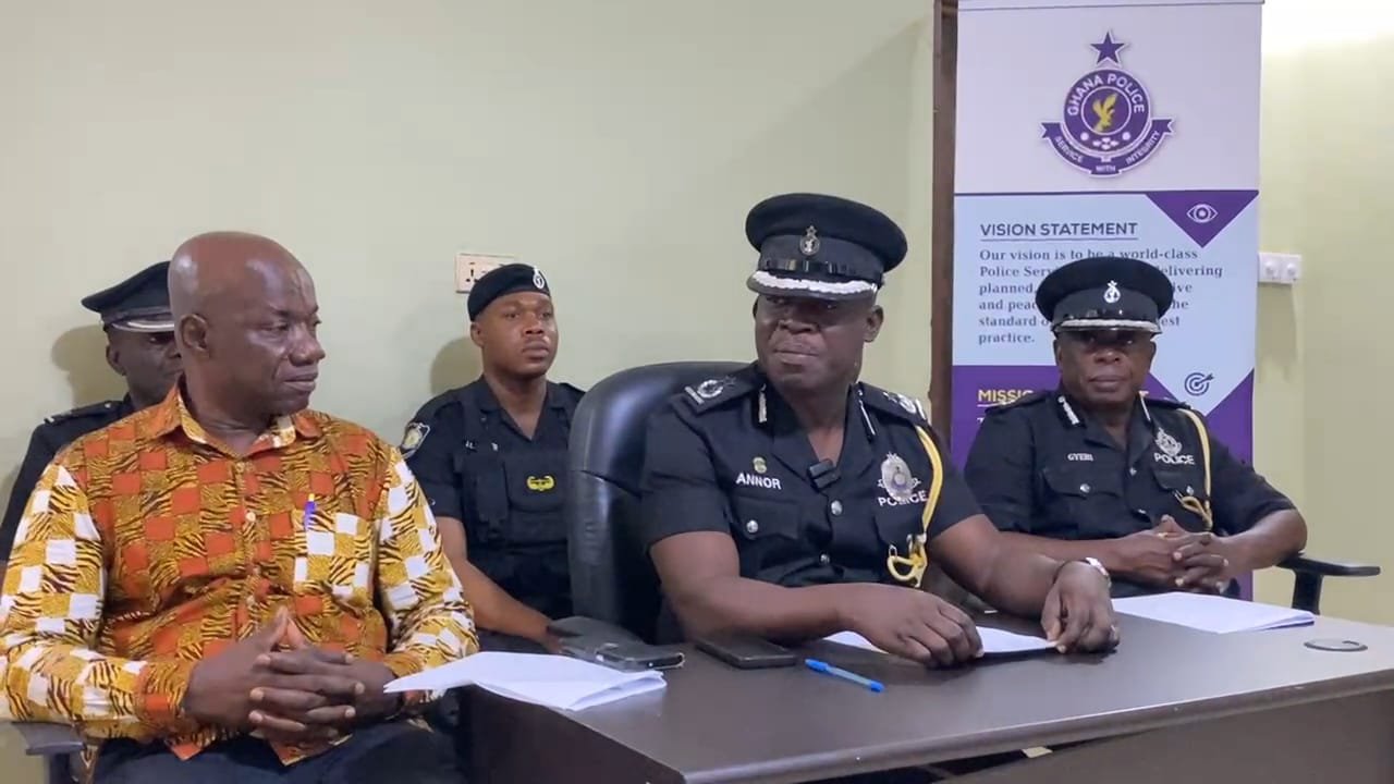 Ahafo Police arrest 3 with firearms, ammunition and drone, foil suspected robbery Ahafo Police arrest 3 with firearms, ammunition and drone, foil suspected robbery