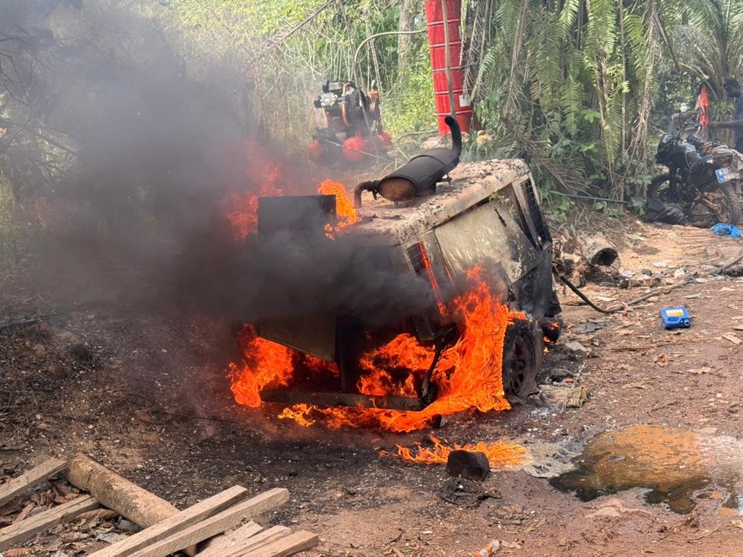 Eastern Region: 38 suspects, including teenagers, arrested in galamsey raid