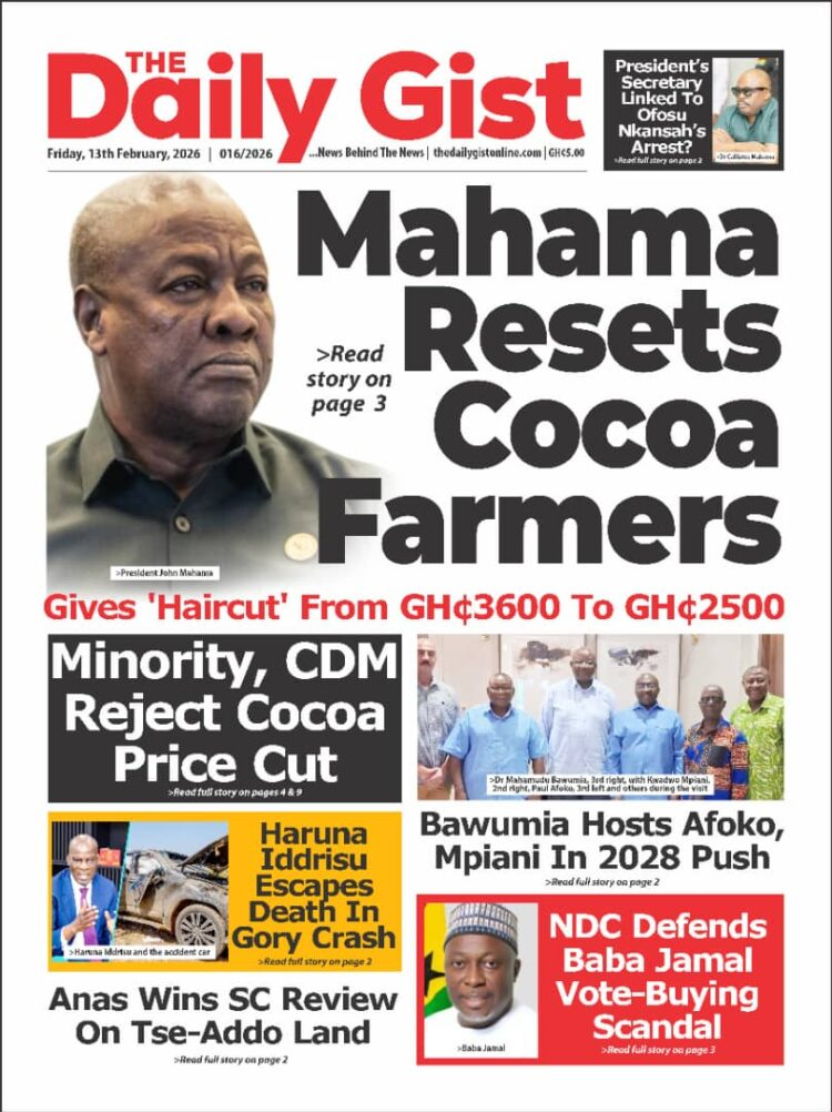 Today's Front pages: Friday, February 13, 2026