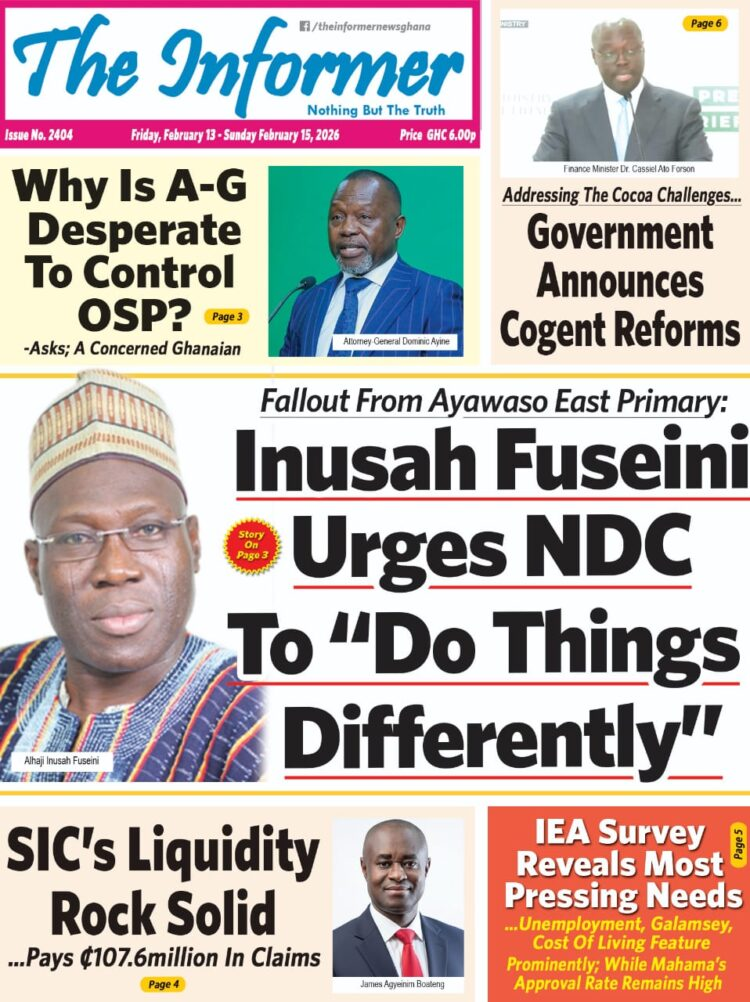 Today's Front pages: Friday, February 13, 2026