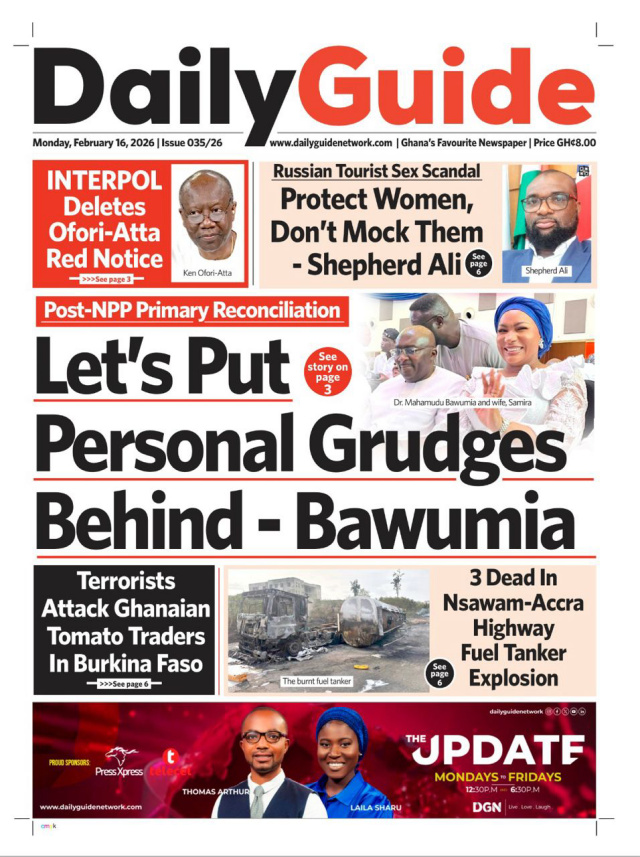 Today's Front Pages: Monday, February 16, 2026