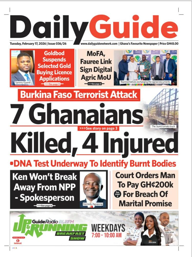 Today's Front pages : Tuesday, February 17, 2026