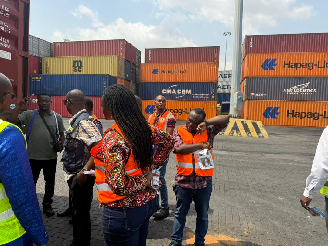 Photos: EPA busts 14 containers of illegal mining machines at Tema Port Photos: EPA busts 14 containers of illegal mining machines at Tema Port