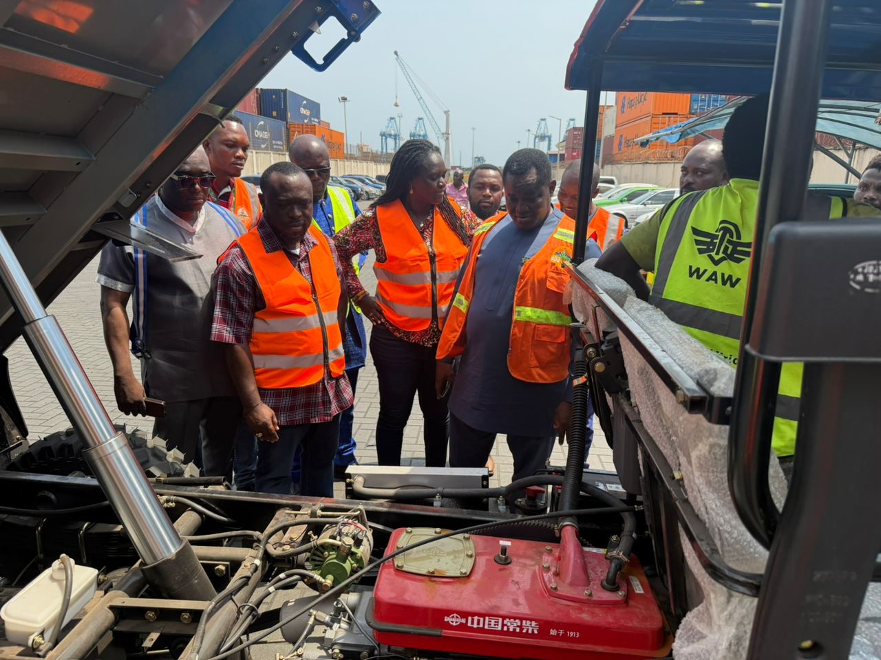 Photos: EPA busts 14 containers of illegal mining machines at Tema Port Photos: EPA busts 14 containers of illegal mining machines at Tema Port