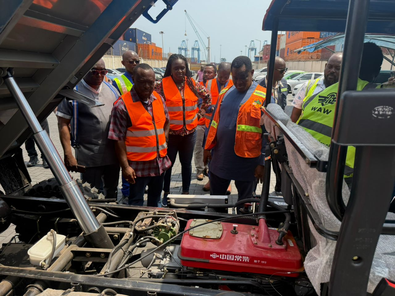 Photos: EPA busts 14 containers of illegal mining machines at Tema Port Photos: EPA busts 14 containers of illegal mining machines at Tema Port
