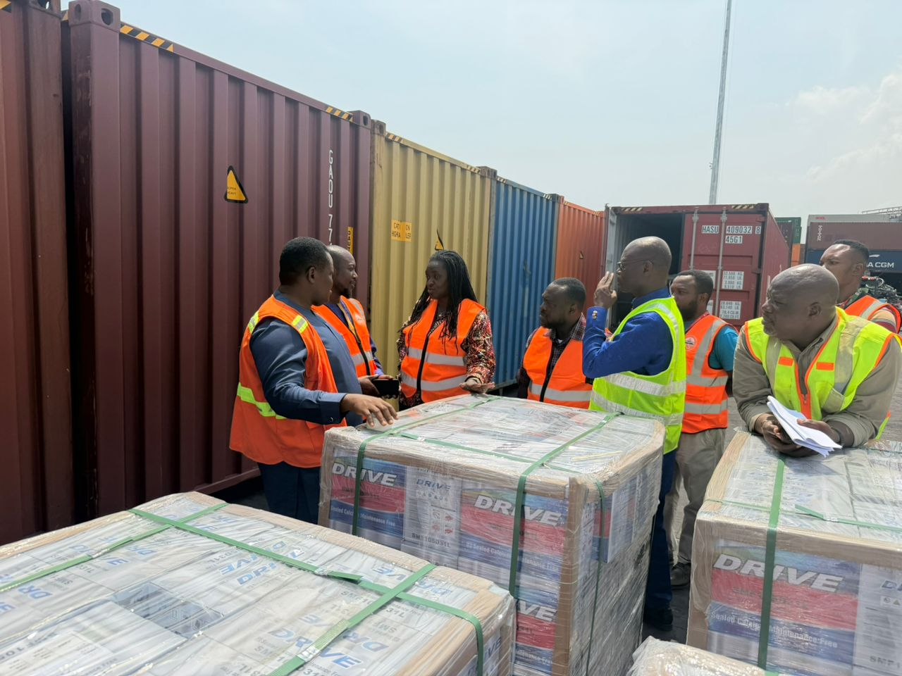 Photos: EPA busts 14 containers of illegal mining machines at Tema Port Photos: EPA busts 14 containers of illegal mining machines at Tema Port