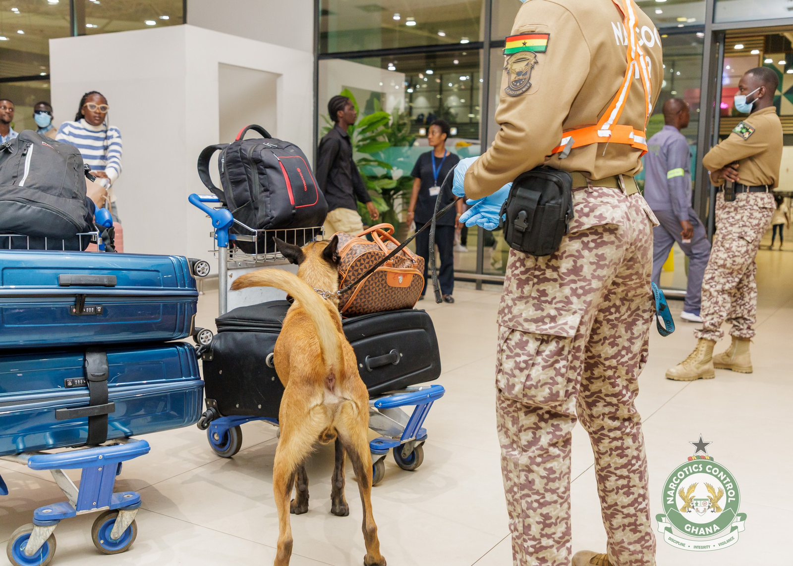 NACOC steps up K9 Operations at Kotoka International Airport to curb drug trafficking NACOC steps up K9 Operations at Kotoka International Airport to curb drug trafficking