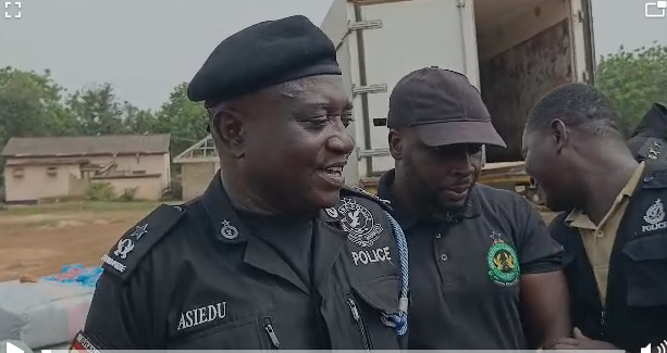 Oti Region police bust suspected drug truck, seize over 7,000 marijuana parcels Oti Region police bust suspected drug truck, seize over 7,000 marijuana parcels