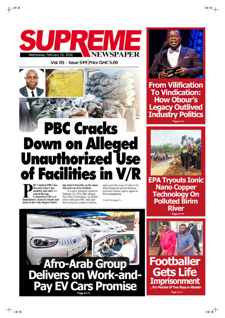 Today's Front pages: Wednesday, February 25, 2026