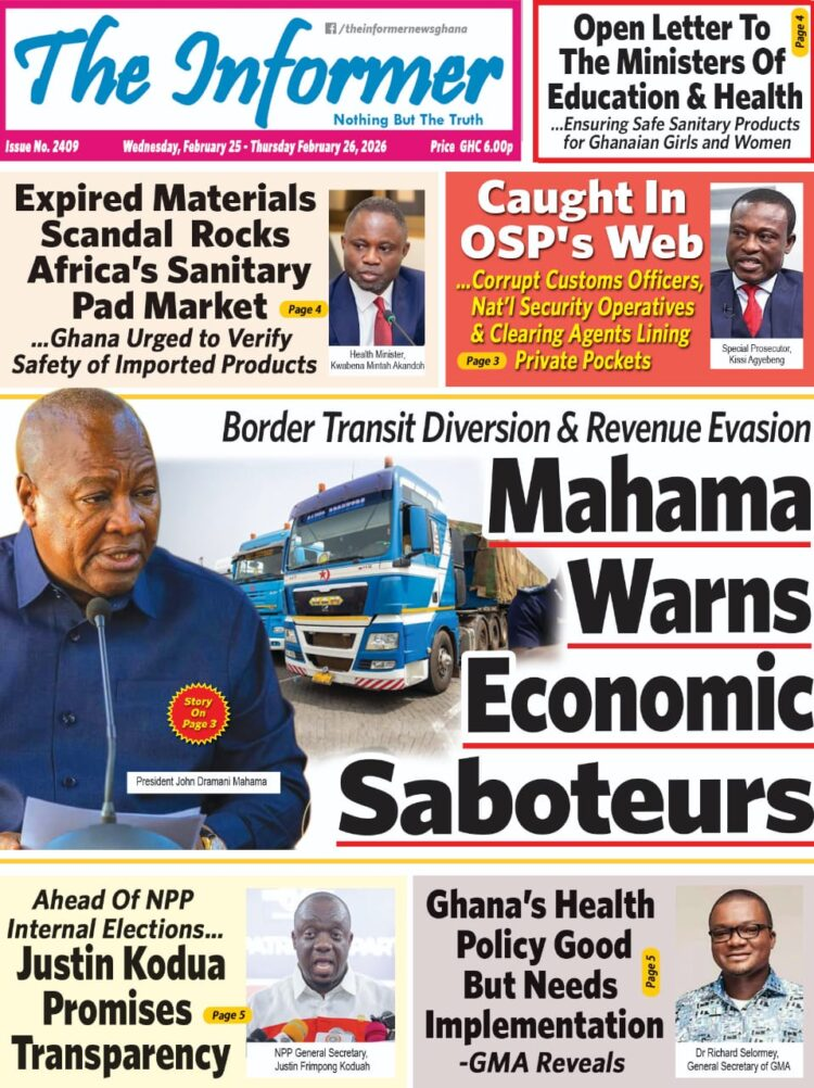 Today's Front pages: Wednesday, February 25, 2026