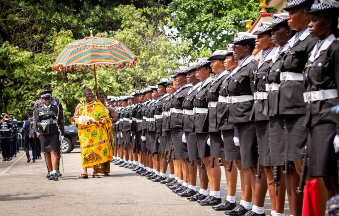 IGP promotes all members of special female unit named after Otumfuo 