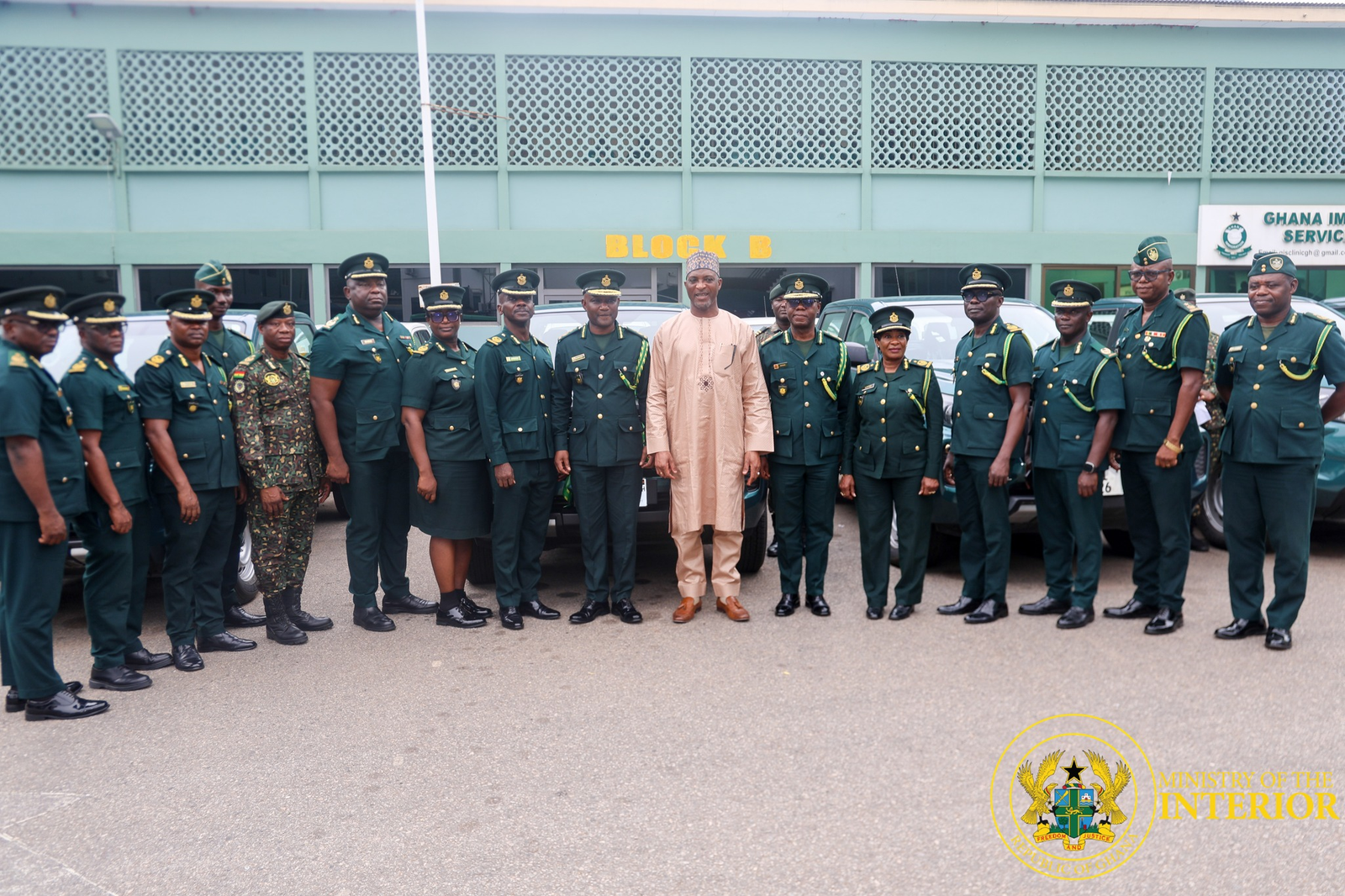 Government supports Immigration Service with 20 Nissan pickups