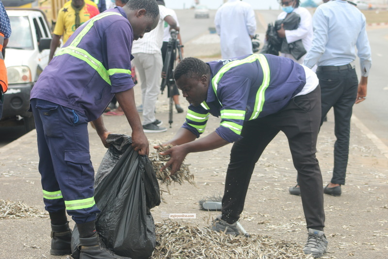 Human excreta, car fumes on fish: AMA cracks down at Jamestown (Photos)