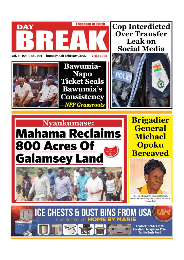 Today's Front pages: Thursday, February 5, 2026