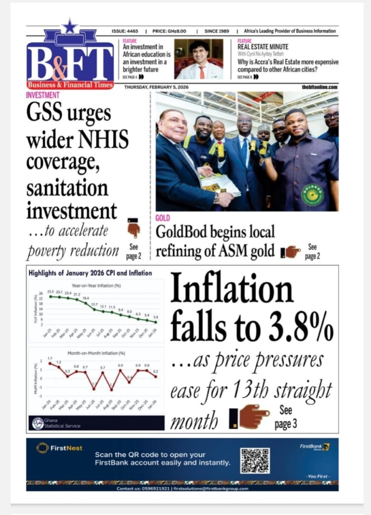 Today's Front pages: Thursday, February 5, 2026