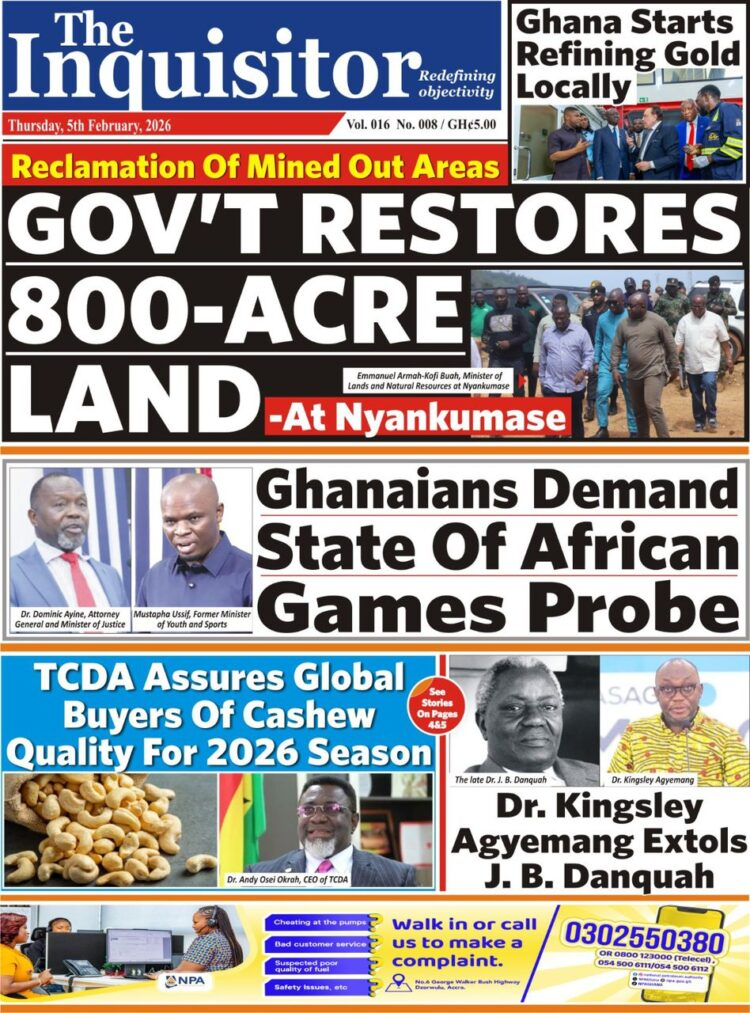 Today's Front pages: Thursday, February 5, 2026