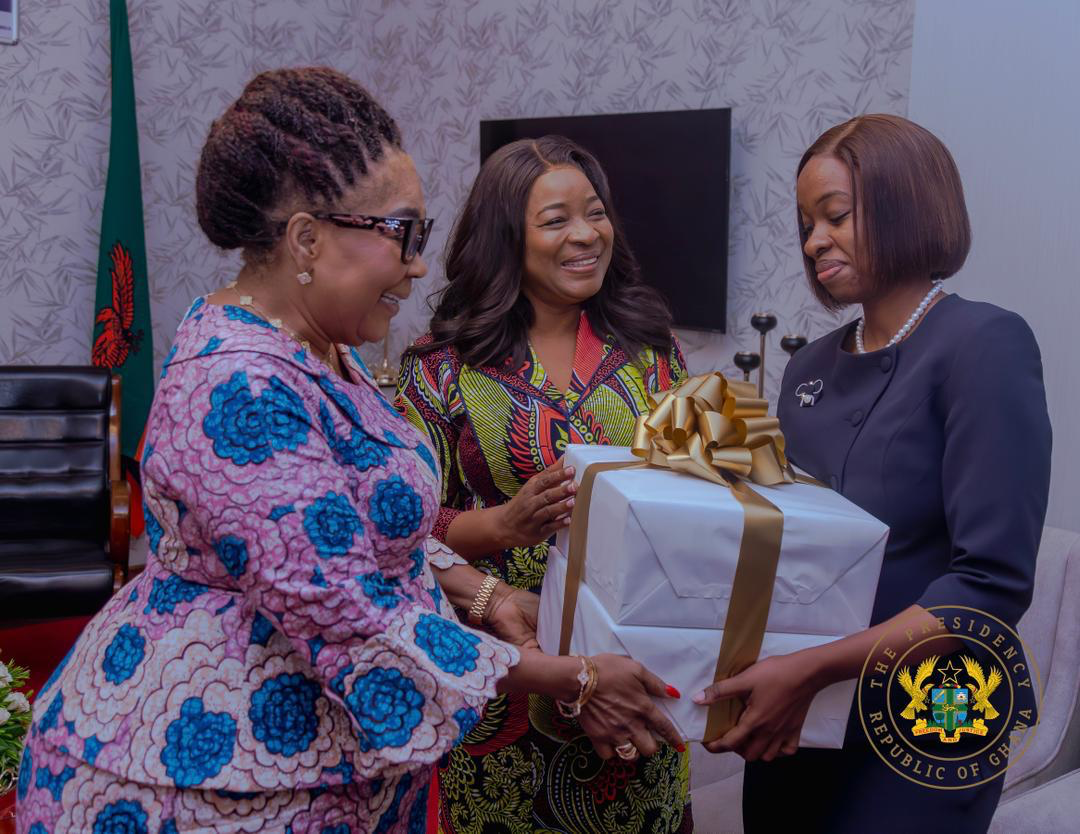 First Ladies of Ghana and Zambia meet to strengthen social impact