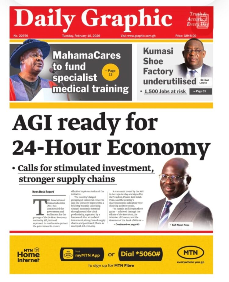 Today's Front pages: Tuesday, February 10, 2026