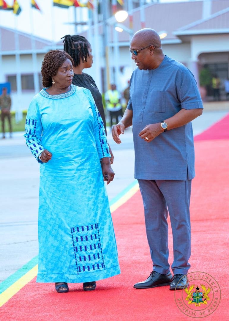 Photos: Mahama departs for Dubai, Zambia Photos: Mahama departs for Dubai, Zambia