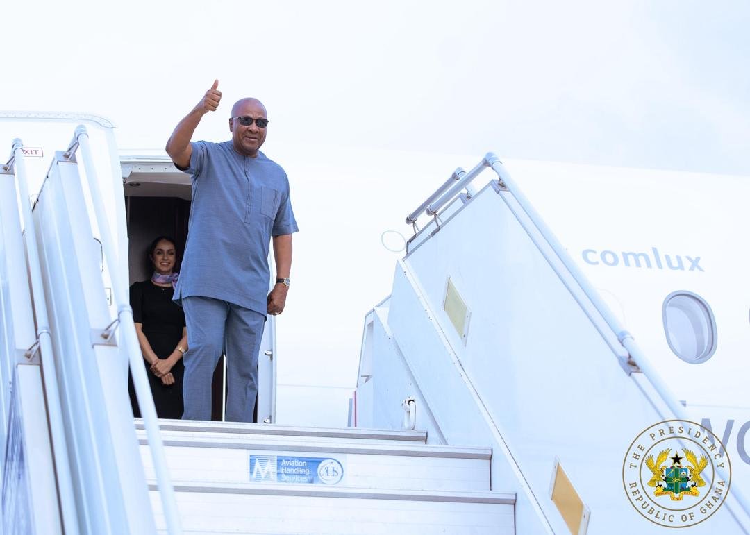 Photos: Mahama departs for Dubai, Zambia Photos: Mahama departs for Dubai, Zambia