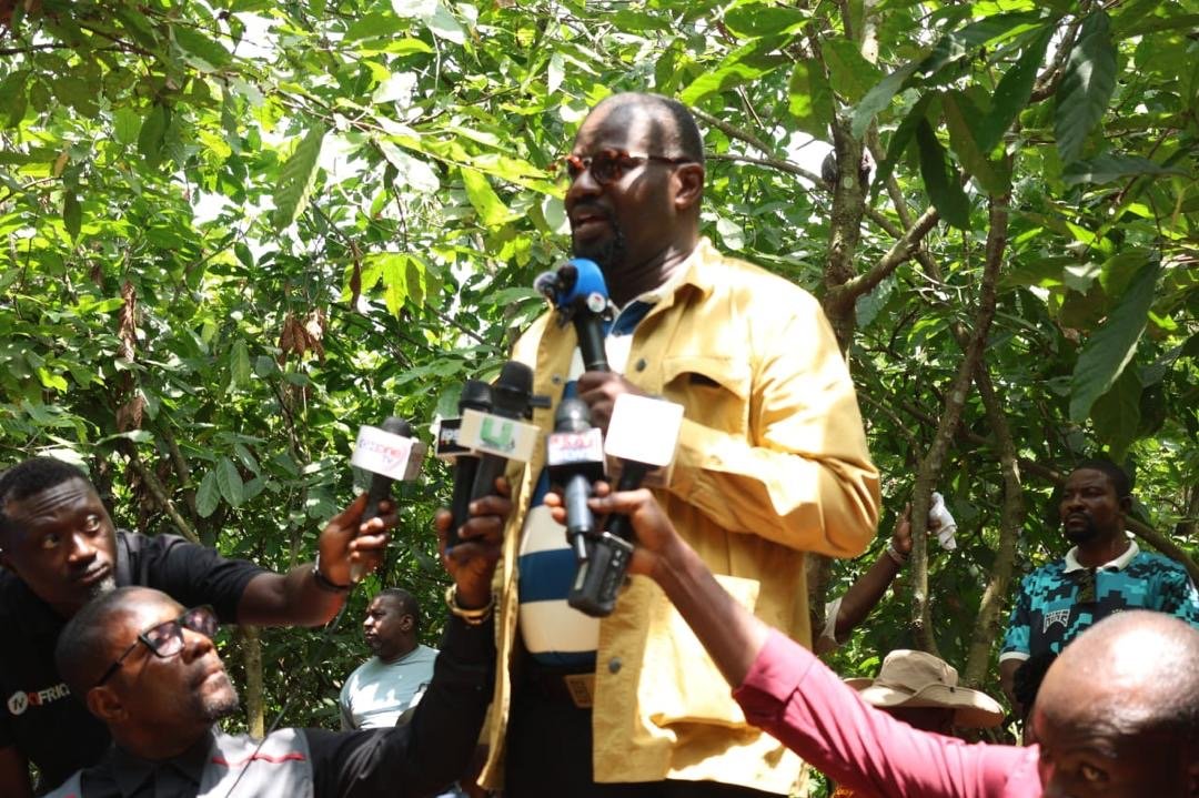 Annoh-Dompreh leads Minority Caucus to tour cocoa-growing areas in Eastern Region Annoh-Dompreh leads Minority Caucus to tour cocoa-growing areas in Eastern Region