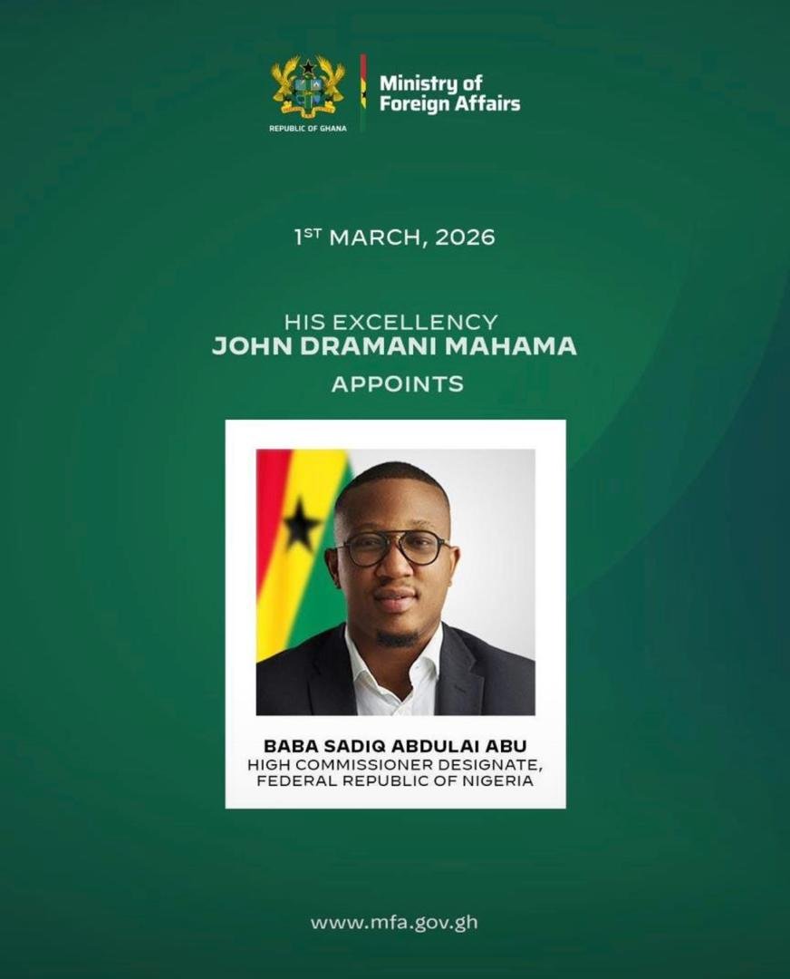 Baba Sadiq Abdulai appointed as High Commissioner to Nigeria Baba Sadiq Abdulai appointed as High Commissioner to Nigeria