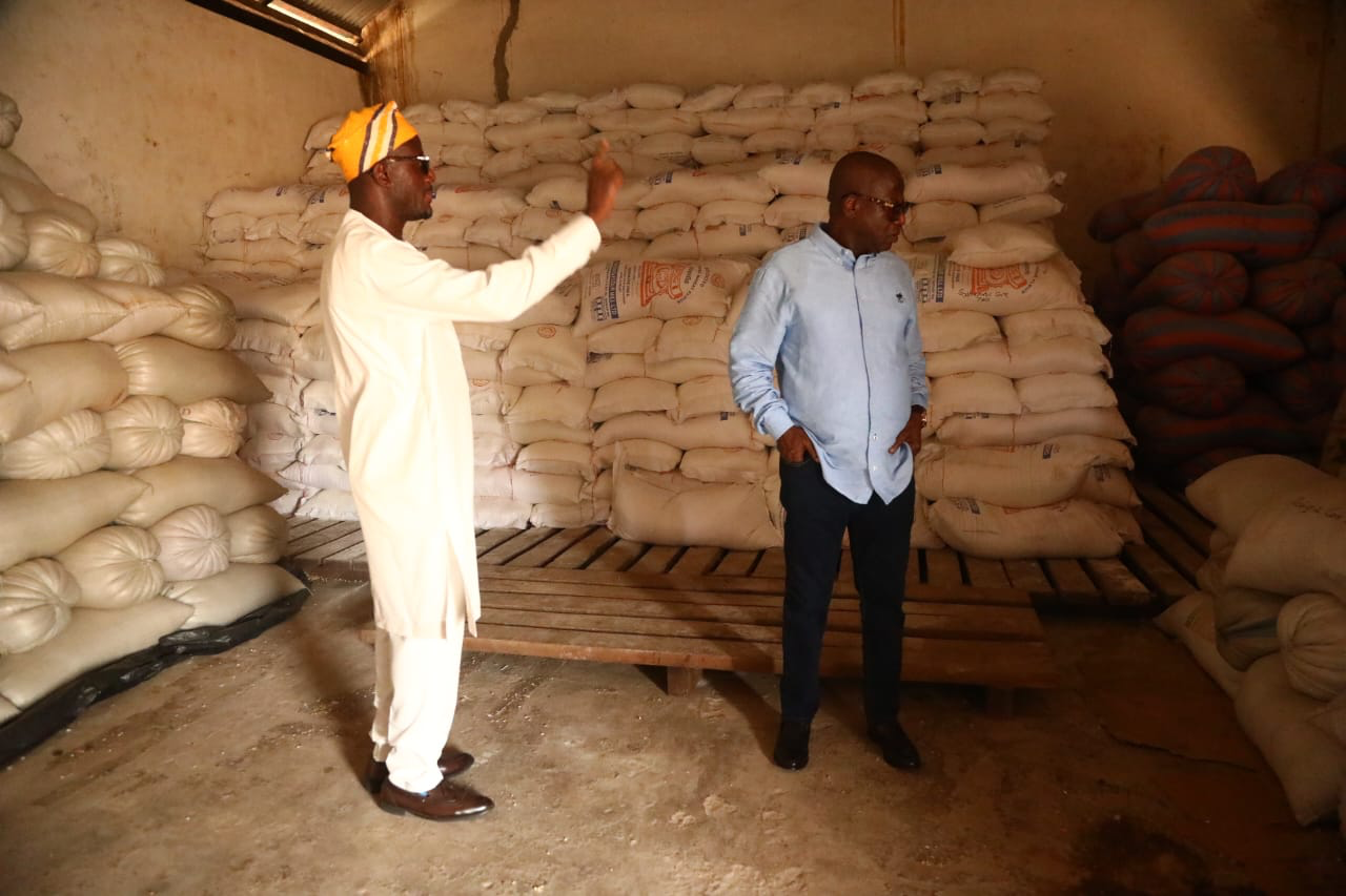 Buffer Stock CEO tours schools and warehouses in Eastern Region