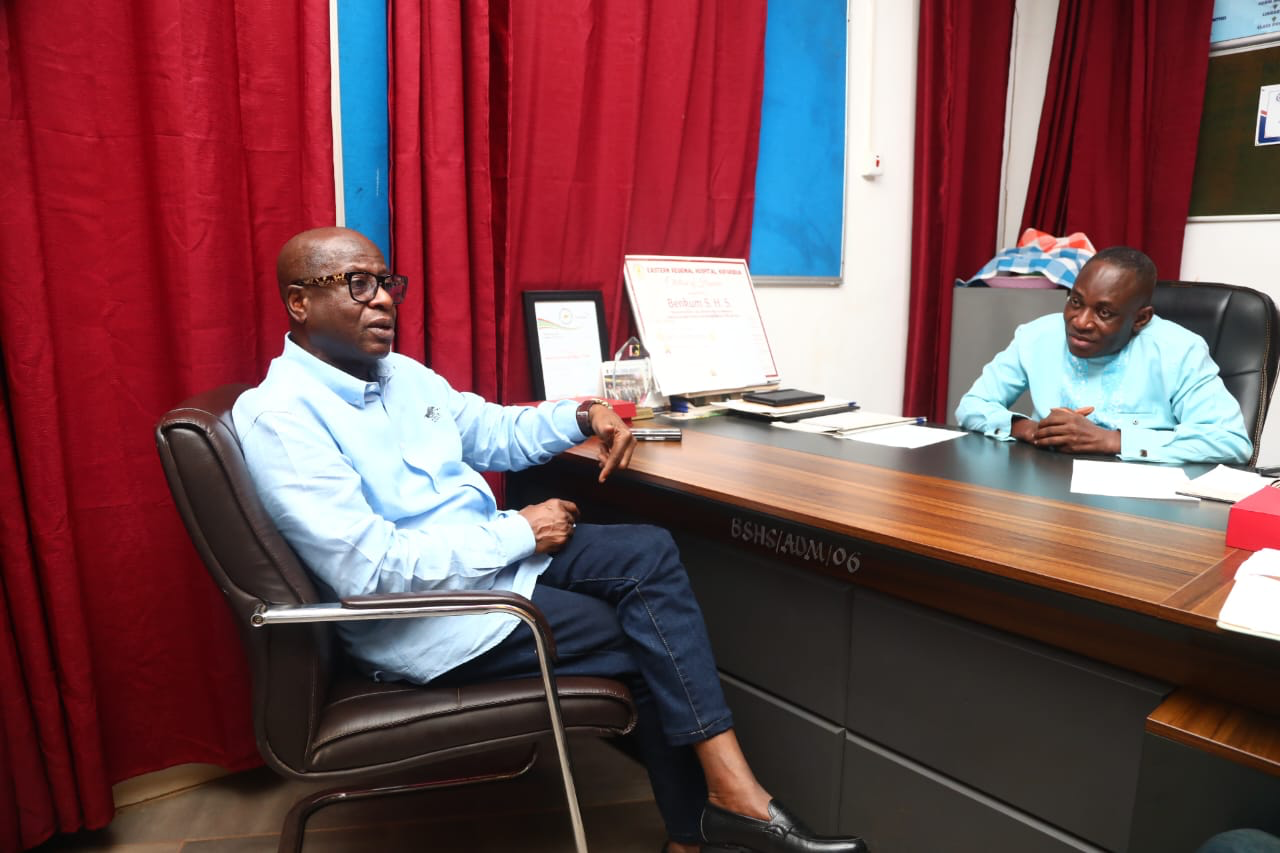 Buffer Stock CEO tours schools and warehouses in Eastern Region