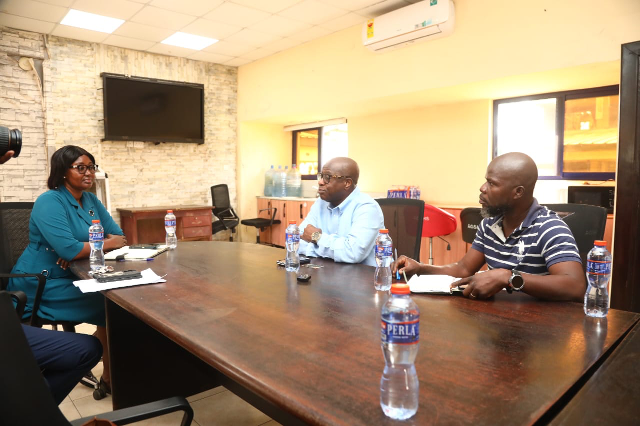 Buffer Stock CEO tours schools and warehouses in Eastern Region