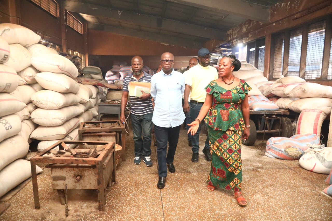 Buffer Stock CEO tours schools and warehouses in Eastern Region