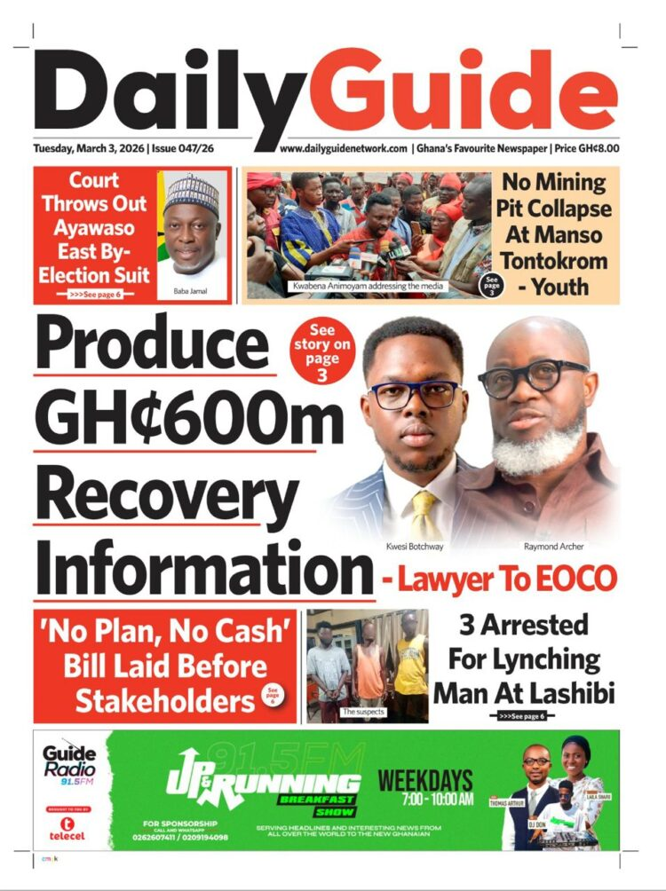 Today's Front Pages: Tuesday, March 3, 2026