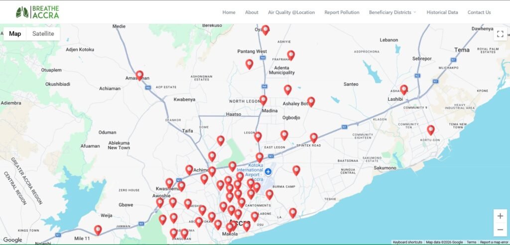 Municipal Assemblies gain real-time pollution data as Breathe Accra expands air quality monitoring network