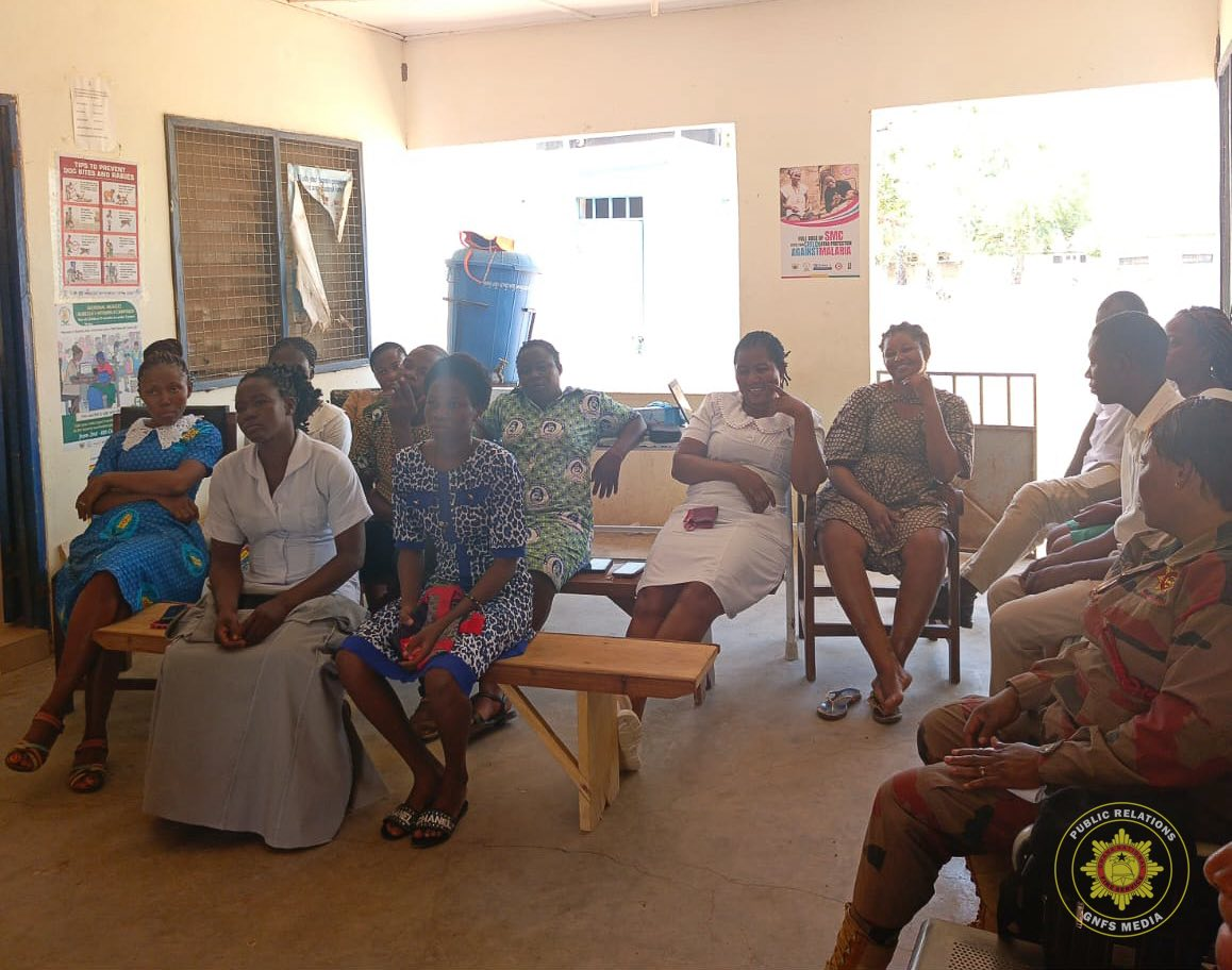 GNFS trains Gambibgo health staff on fire safety GNFS trains Gambibgo health staff on fire safety