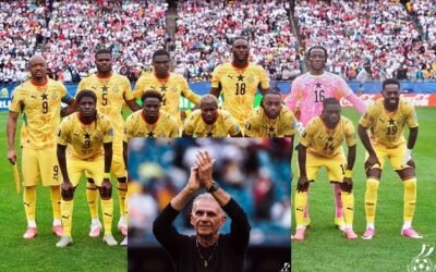 A line up of the team that tamed the Three Lions 1