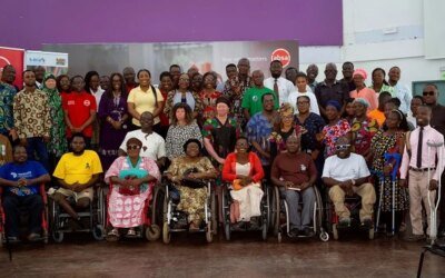 bsa Bank empowers Persons with Disabilities Absa team with PWDs after the programme