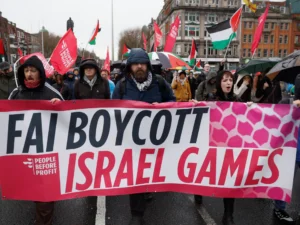 2026 02 21T152507Z 1447745083 RC2DQJA5SSQE RTRMADP 3 ISRAEL PALESTINIANS IRELAND PROTEST 1790230529