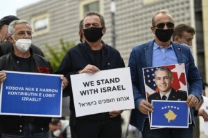 AFP 20210521 9AG7XF v1 MidRes KosovoIsraelPalestinianProtest 1789656255