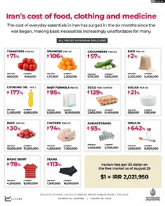 Interactive Iran cost of living Aug25 2026 INTERACTIVE Iran cost of food clothes medicine 1787731454