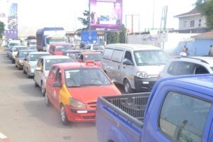 Road closure causes gridlock Traffic situation at Circle Photo Victor A. Buxton