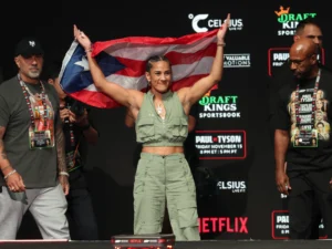 2024 11 15T014455Z 58378167 MT1USATODAY24763003 RTRMADP 3 BOXING TYSON VS PAUL WEIGH IN 1793196923.j