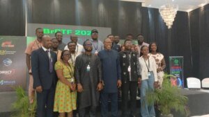 Digital systems Dr Apaak fourth from left front raw with other participants at the programme