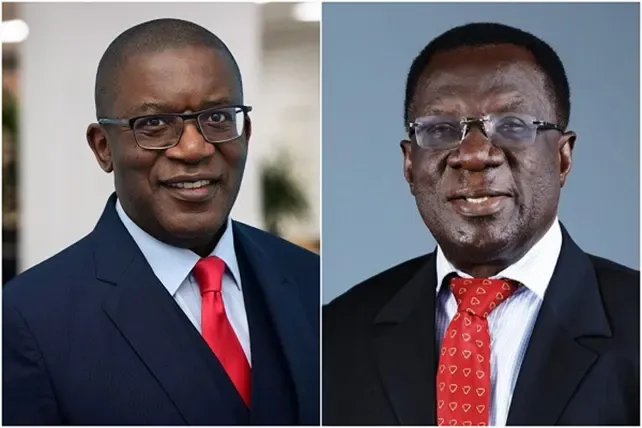 Former GIIF Boss Mr Solomon Asamoah and Prof. Christopher Ameyaw Akumfi